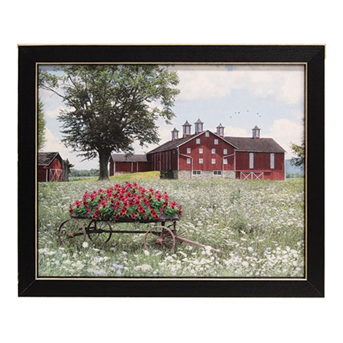 Old Milton Farm Framed Print - 10x8