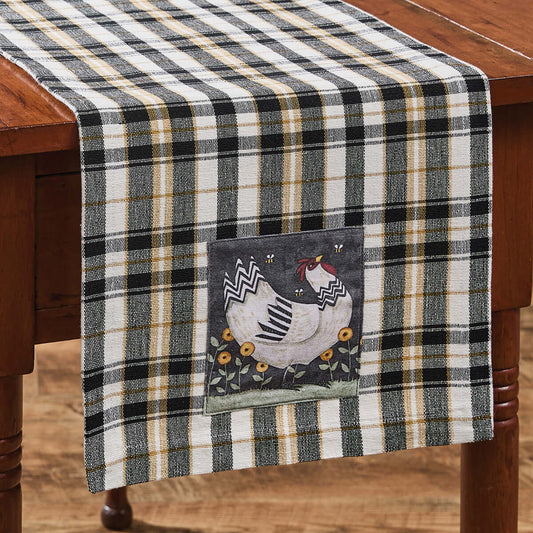 My Little White Hen 36 inches Table Runner