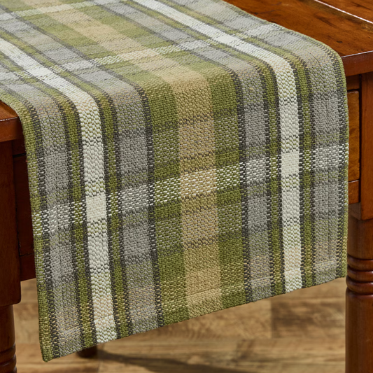 Boulder Lodge Plaid Table Runner 36"L