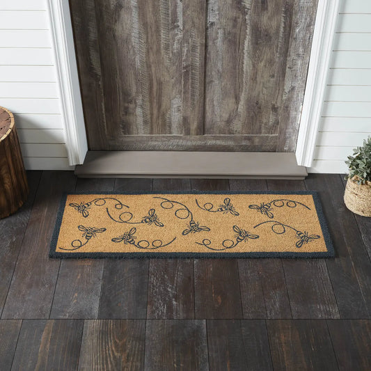 Coir Door Mat Buzzy Bees: 17 inch x 48 inch