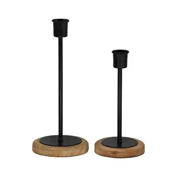 Metal Taper Candlesticks