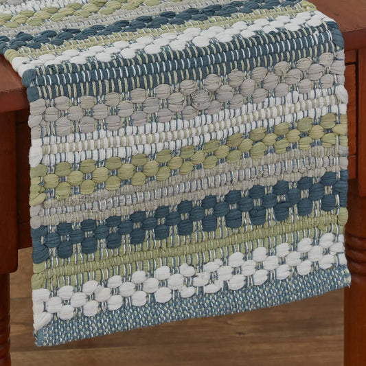 Dew Drop Chindi Table Runner 13 inch x 54 inch