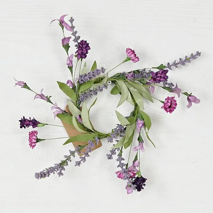 3.5in Ring-Mixed Lanvender and Wild Flowers