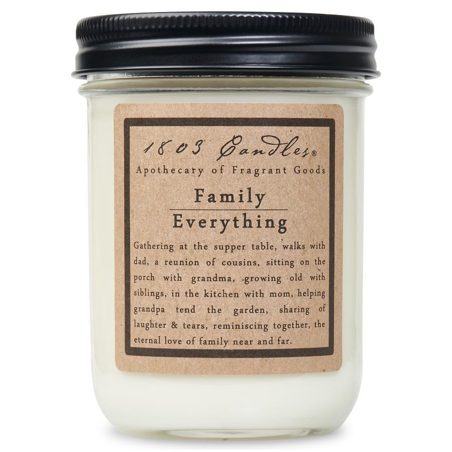 1803 Candles, Family Everything Soy Jar Candle