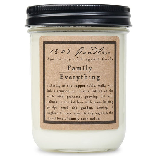 1803 Candles, Family Everything Soy Jar Candle
