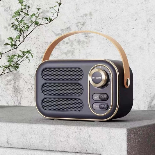 Vintage Bluetooth Speaker Black