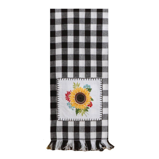 sunflower charm towel