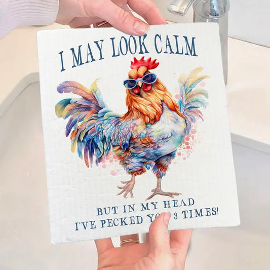 Swedish Dish Cloth: May Look Calm