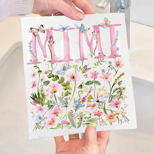 Swedish Dish Cloth: Mother's Day Wild Flowers Mimi