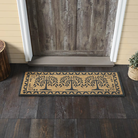Coir Door Mat Willow Trees: 17 inch x 48 inch